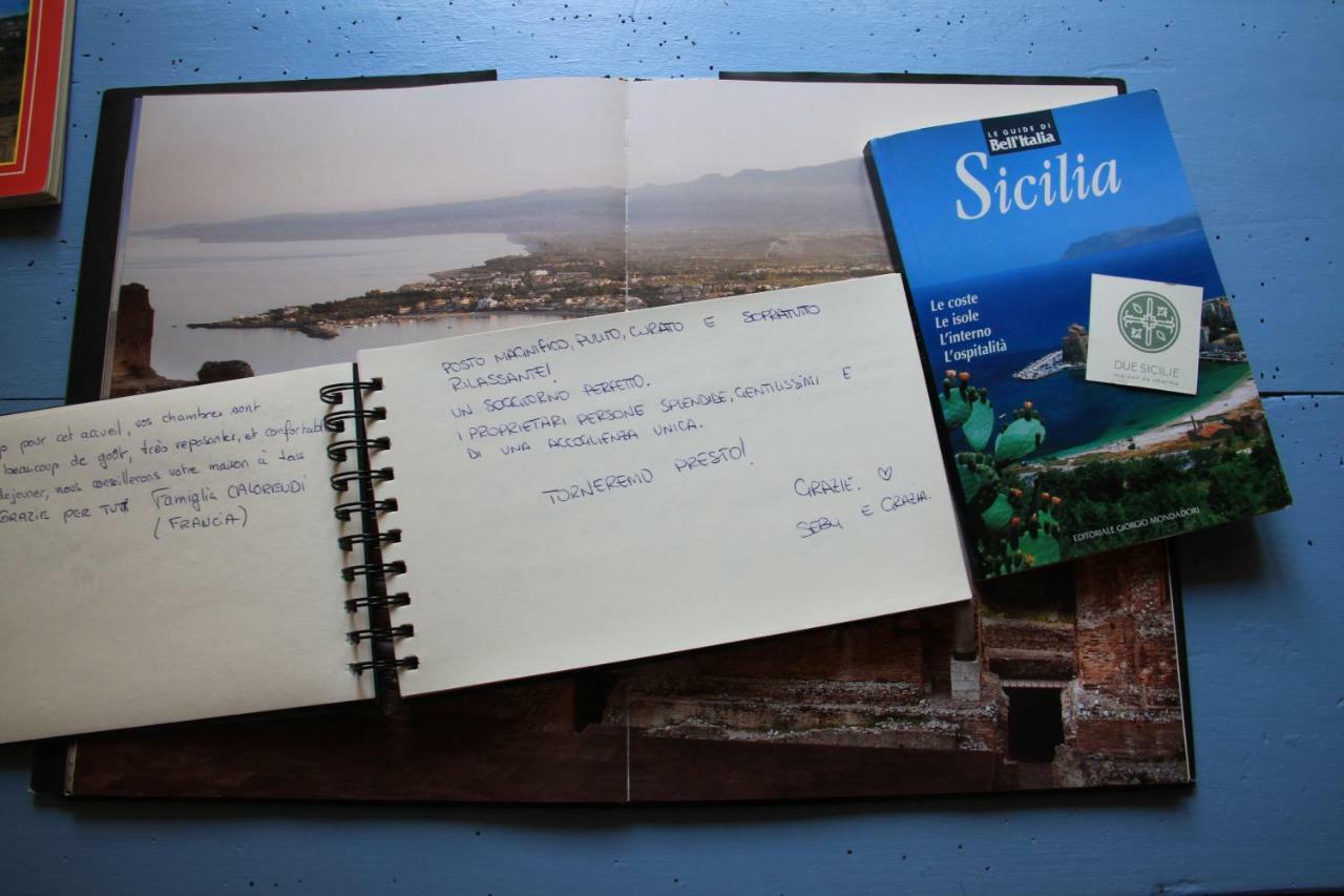 Due Sicilie Maison De Charme Casalvecchio Siculo Bagian luar foto